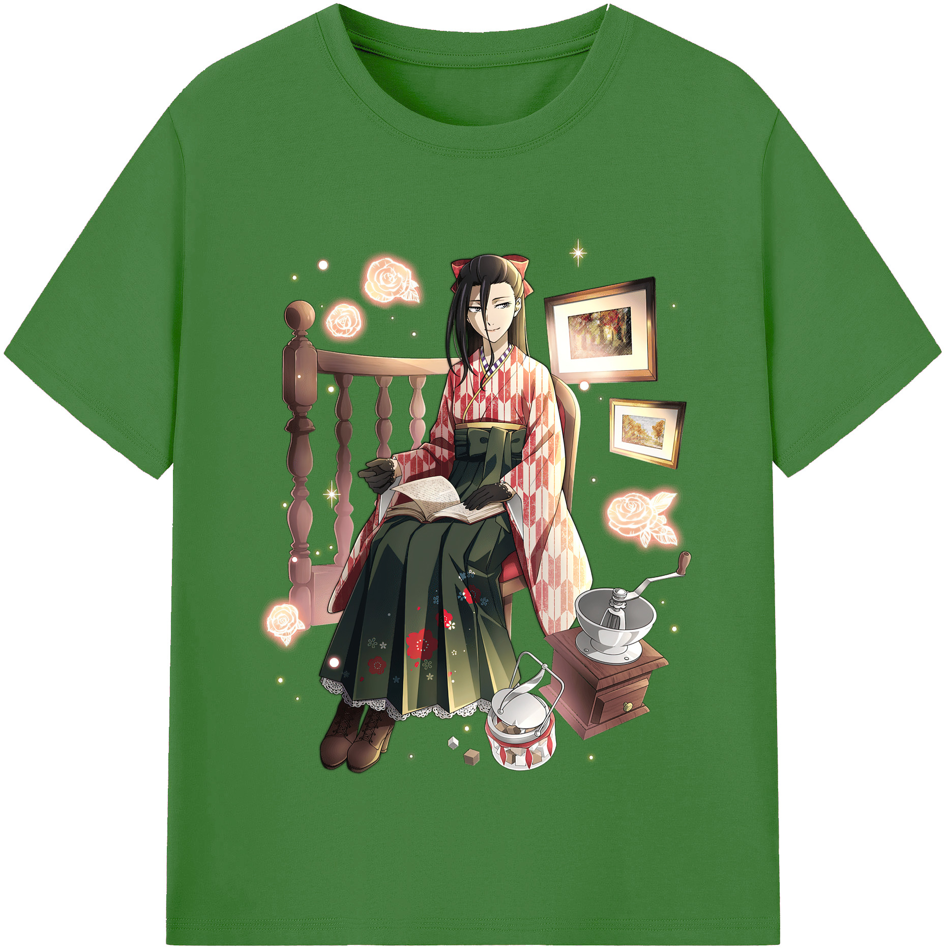 （画像用） 文豪ストレイドッグス Bungo Stray Dogs レディースカジュアルプリントTシャツ（綿100％）